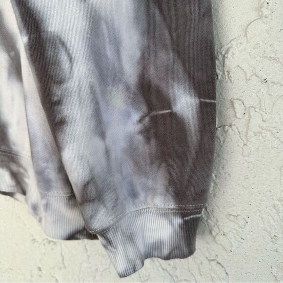 THE ROLLING STONES Sweatshirt Womens Size Medium Tie Die Logo Tongue Crew Neck - Picture 9 of 11